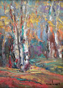 Birch Trees - Oil Painting