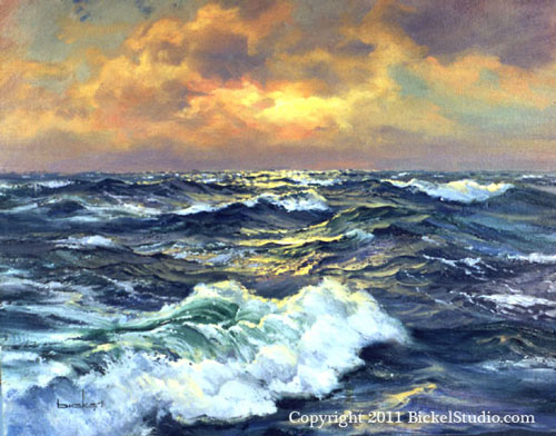 Seascape by Shirley Bickel Evans